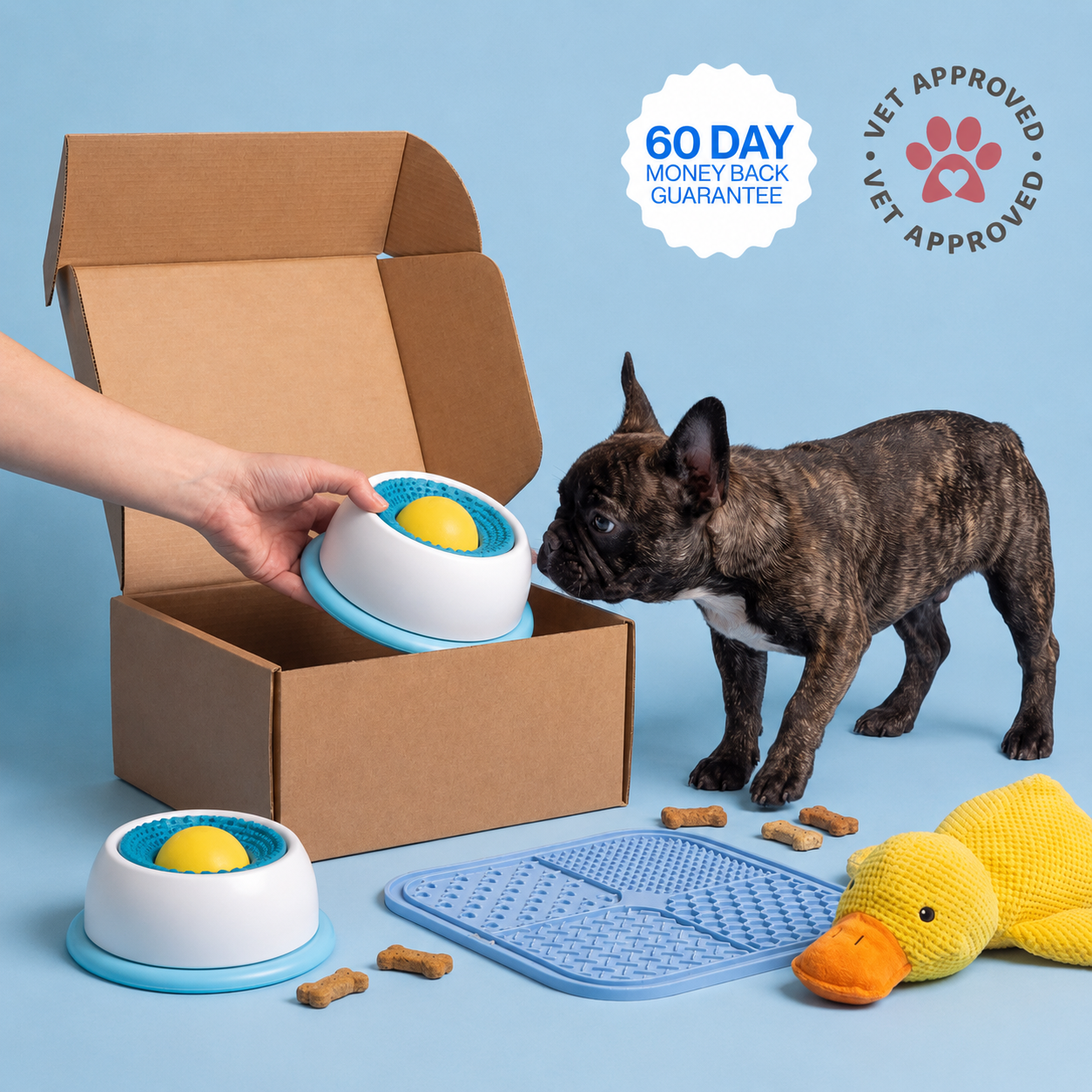 Interactive Slow Feeder Lick Toy for Dogs